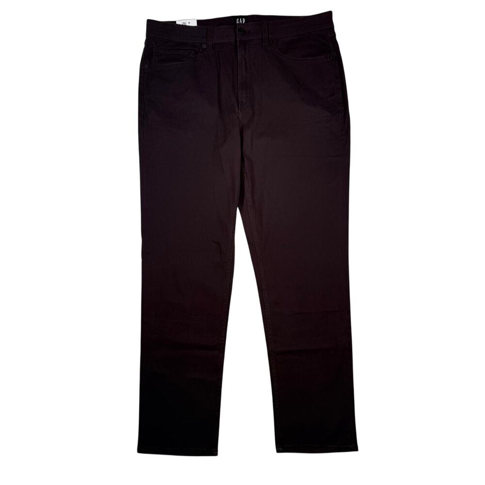 NYT Gap Men's 36x30 Slim Fit Khaki Denim Pants - Brown